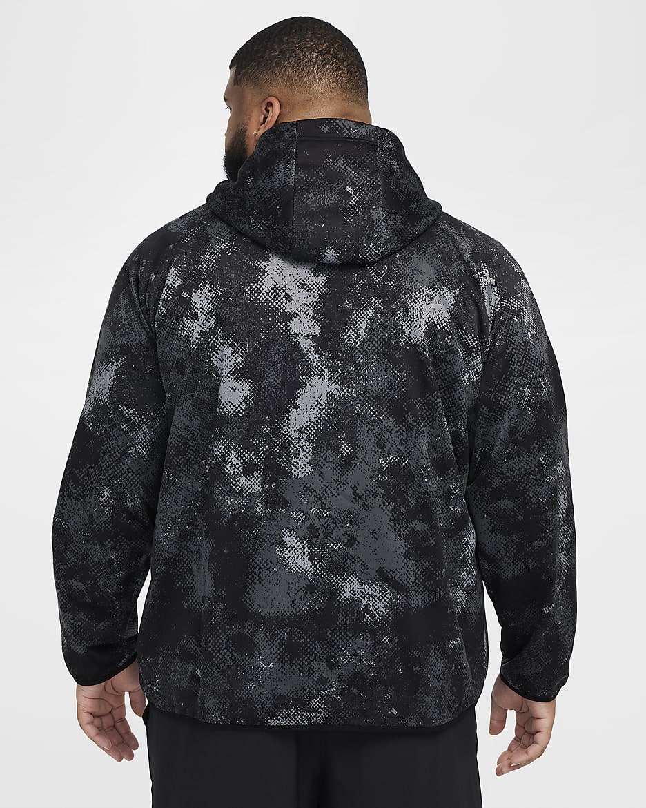 Nike Camo Men s Therma FIT Versatile Pullover Hoodie. Nike